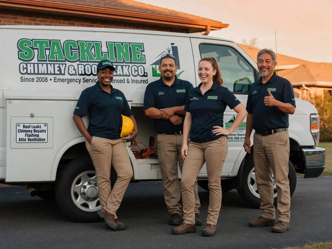 Chimney flashing repair company in Stanley, ND